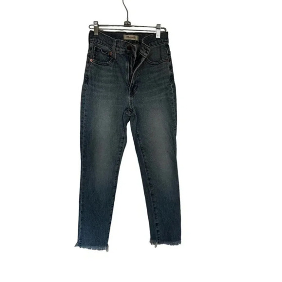 Madewell Women's Earlside Wash Raw-Hem Edition‎ The Perfect Vintage Jean Size 24 - Picture 2 of 7